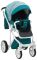 Коляска 2 в 1 Adamex Luciano jeans Q204/1 голубой (зигзаг)