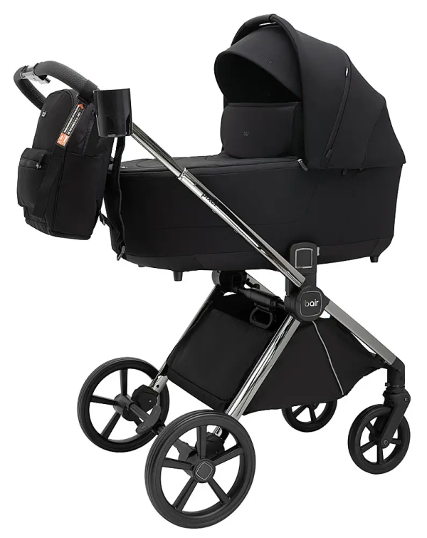 Коляска 2 в 1 Bair Pixel PL-01 черный