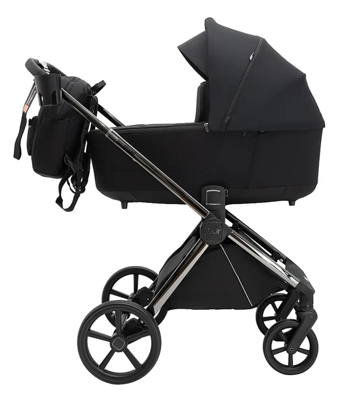 Коляска 2 в 1 Bair Pixel PL-01 черный