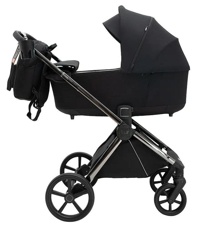 Коляска 2 в 1 Bair Pixel PL-01 черный