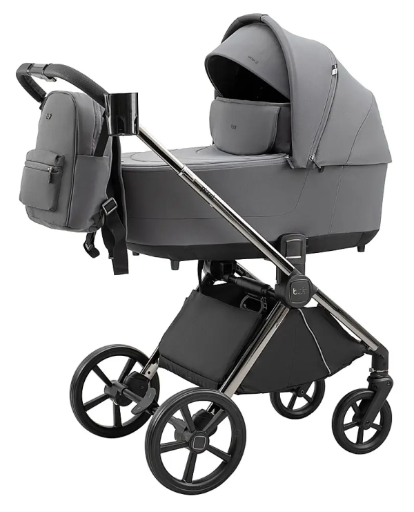 Коляска 2 в 1 Bair Pixel PL-02 графит