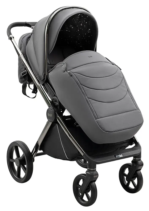 Коляска 2 в 1 Bair Pixel PL-02 графит