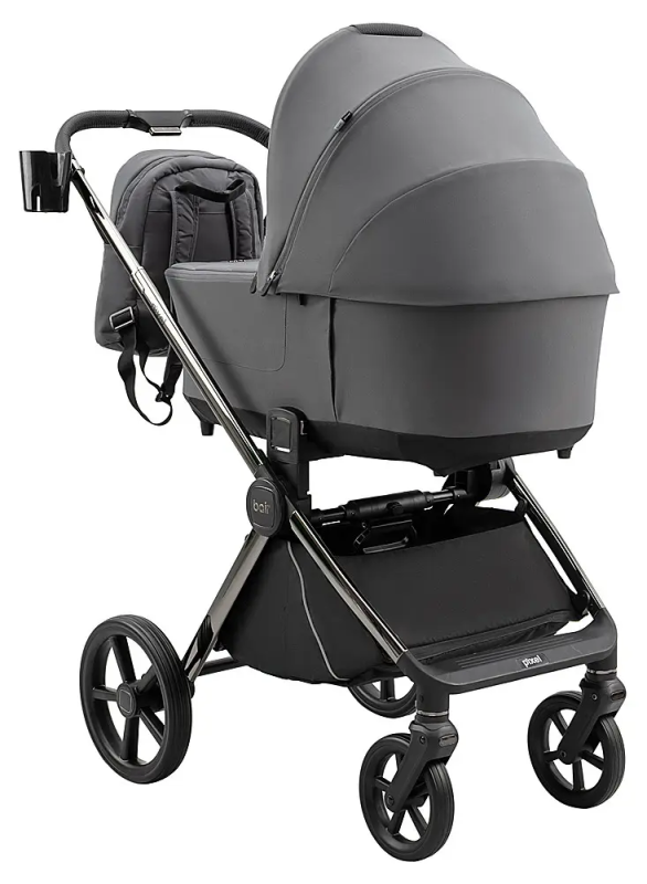 Коляска 2 в 1 Bair Pixel PL-02 графит