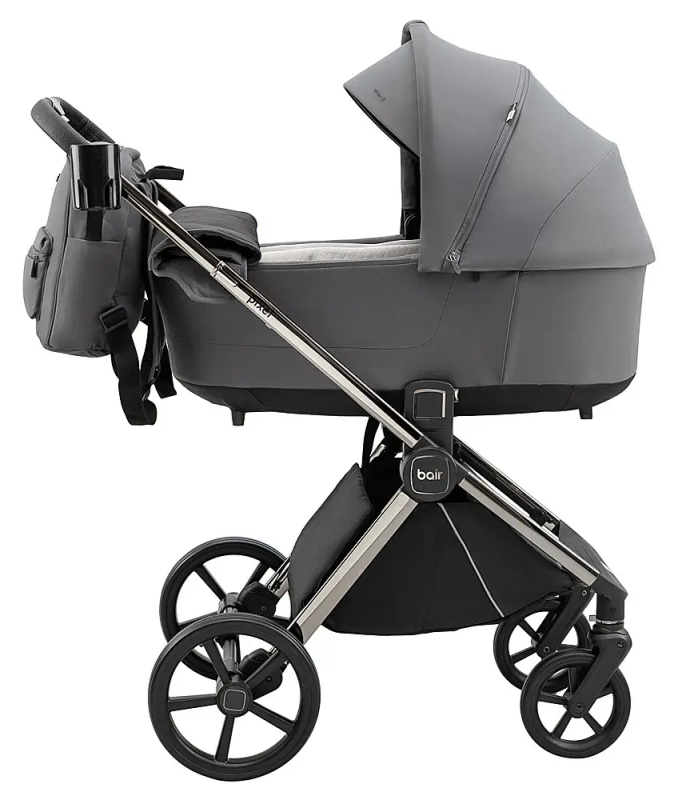 Коляска 2 в 1 Bair Pixel PL-02 графит