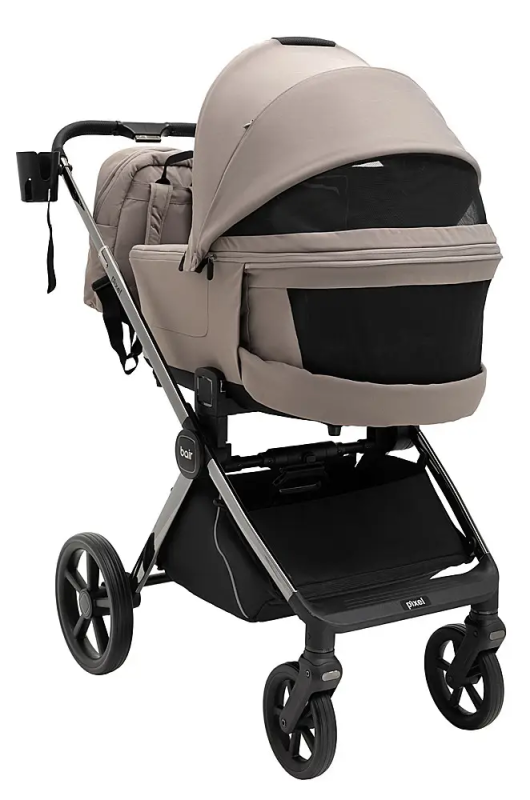 Коляска 2 в 1 Bair Pixel PL-03 капучино