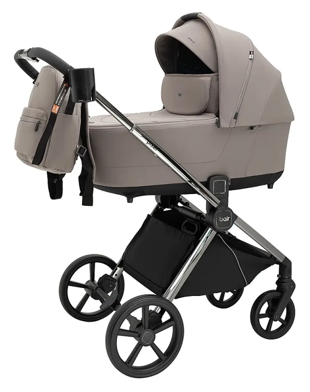 Коляска 2 в 1 Bair Pixel PL-03 капучино