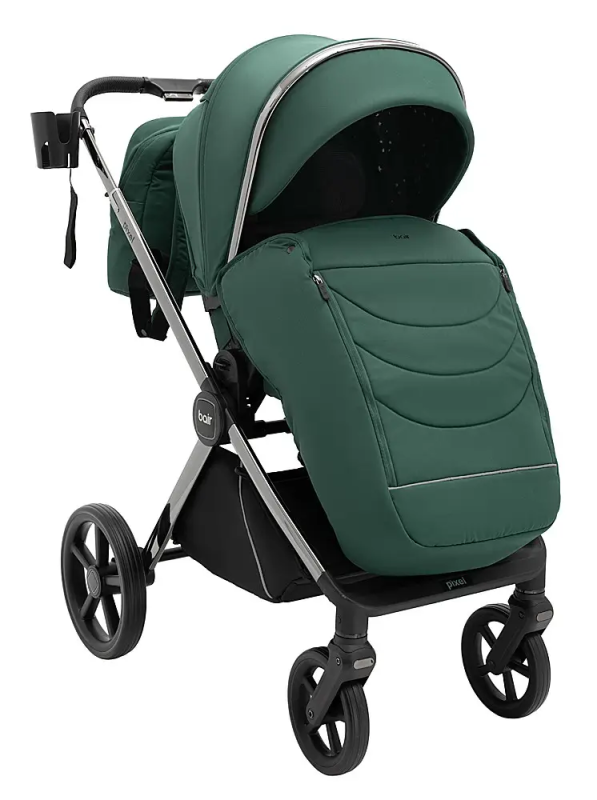 Коляска 2 в 1 Bair Pixel PL-04 зеленый