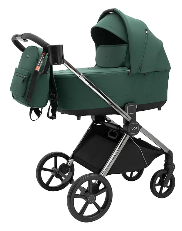 Коляска 2 в 1 Bair Pixel PL-04 зеленый