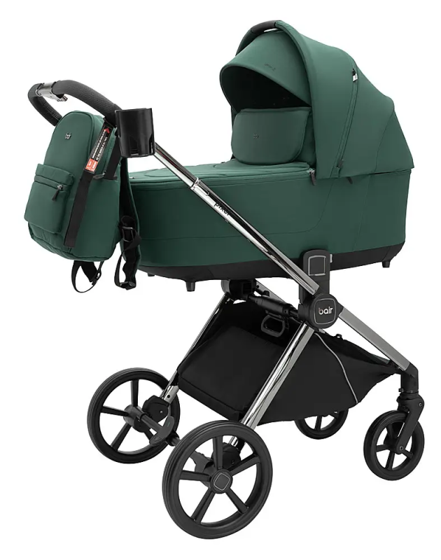 Коляска 2 в 1 Bair Pixel PL-04 зеленый