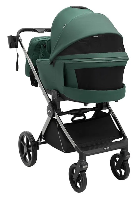 Коляска 2 в 1 Bair Pixel PL-04 зеленый