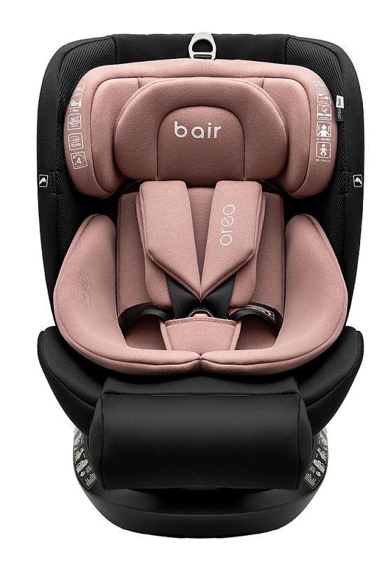 Автокресло Bair Oreo 360 i-size Iso-fix BO-04 black-pink
