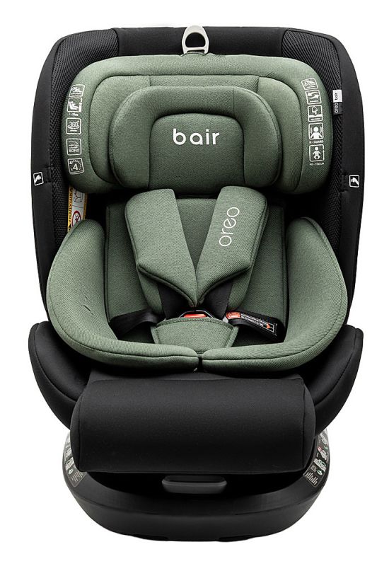 Автокресло Bair Oreo 360 i-size Iso-fix BO-05 black-green