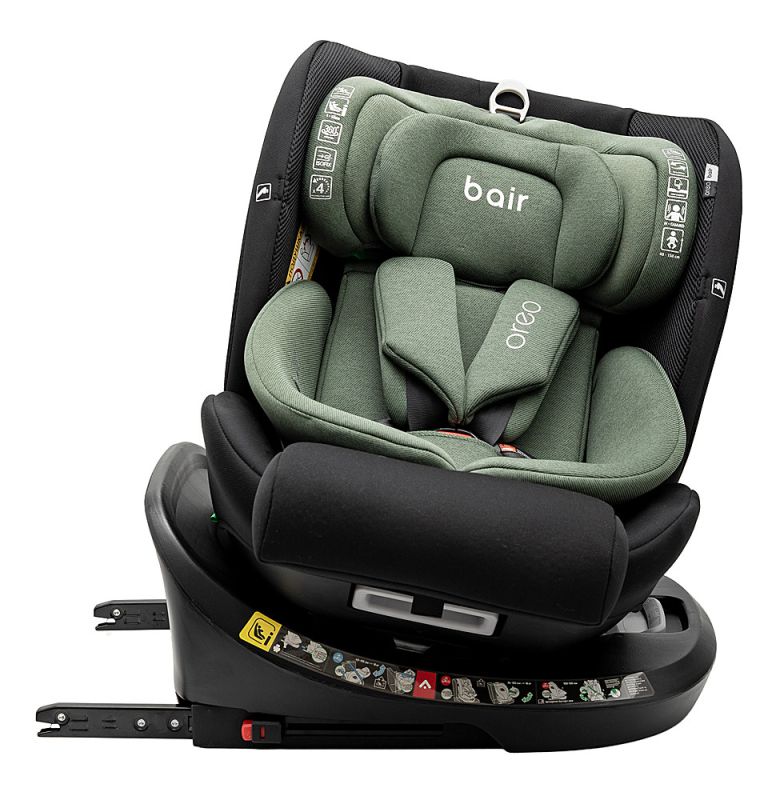 Автокресло Bair Oreo 360 i-size Iso-fix BO-05 black-green