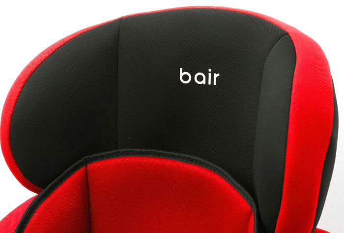 Автокресло Bair Beta Iso-fix 1/2/3 (9-36 кг) DBI2426 черный - красный