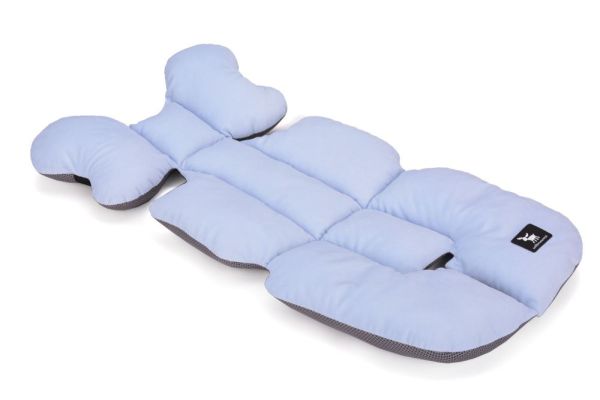 Матрас в коляску и автокресло Cottonmoose Air 828/122/99 velvet blue siatka szara (голубой (бархат)) Матрас в коляску и автокресло Cottonmoose Air 828/122/99 velvet blue siatka szara (голубой (бархат))