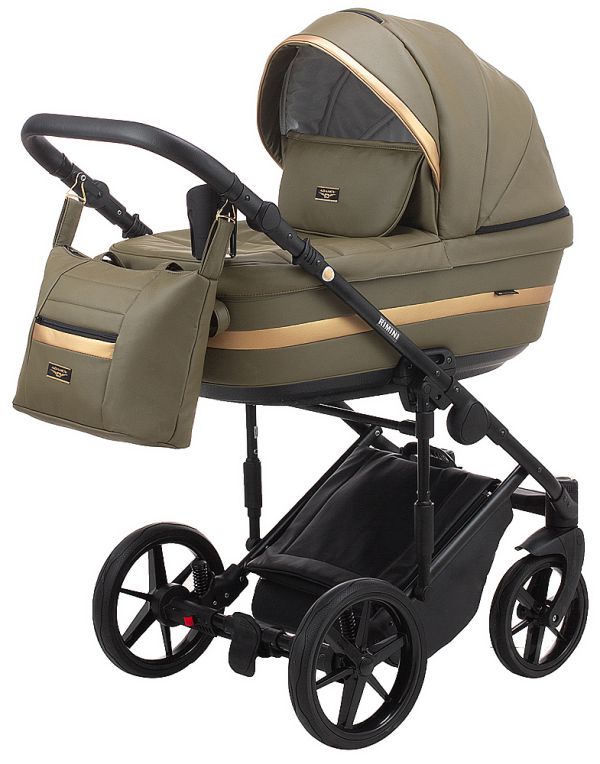Коляска 2 в 1 Adamex Rimini ECO шкіра 100% RI-256