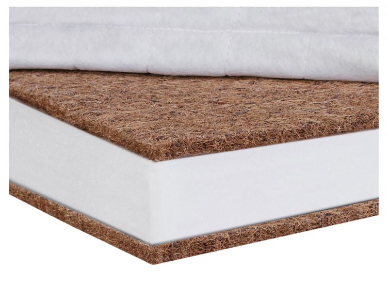 Матрац Сладких Снів Bamboo Comfort lux - 8 см (кокос, поліуретан, кокос) білий