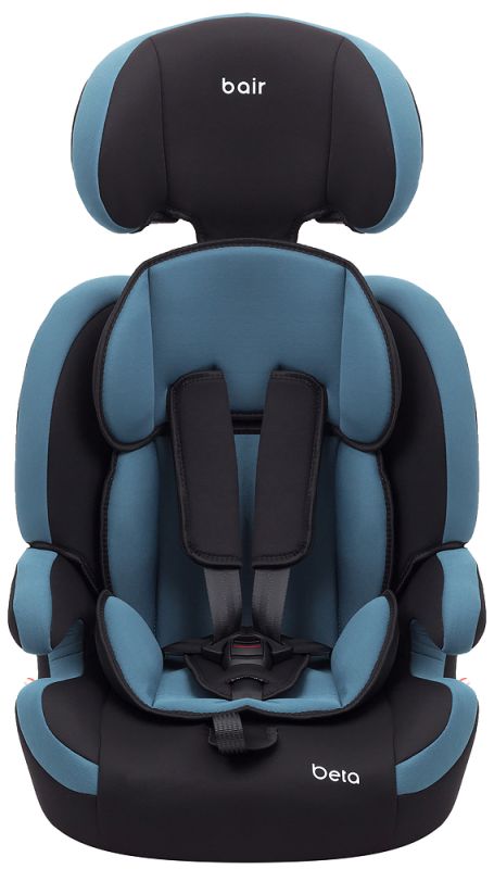 Автокрісло Bair Beta 1/2/3 (9-36 кг) DB1929 чорний - темно-бірюзовий
