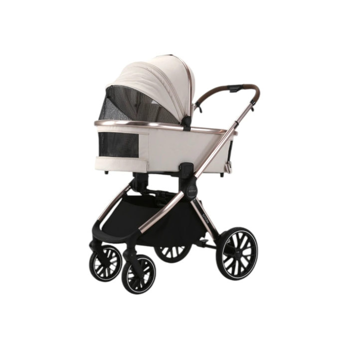 Коляска 2 в 1 Adamex Spark 1 Champagne Vanilla