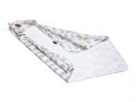 Летнее одеяло с капюшоном Cottonmoose KSK 415/83/51 leaf blue cotton white cotton jersey (белый (перья))