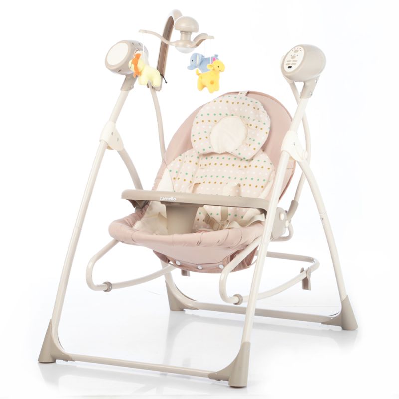 Кресло-качалка CARRELLO Nanny 3 в 1 CRL-0005 Beige Dot /1/ MOQ