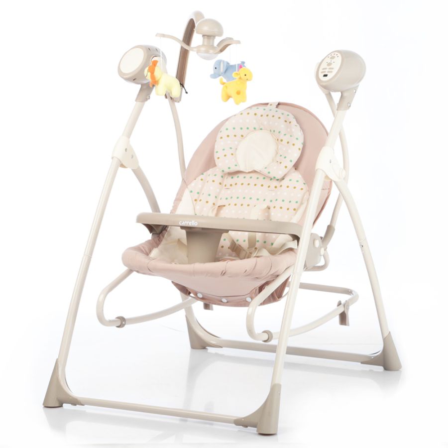 Кресло-качалка CARRELLO Nanny 3 в 1 CRL-0005 Beige Dot /1/ MOQ
