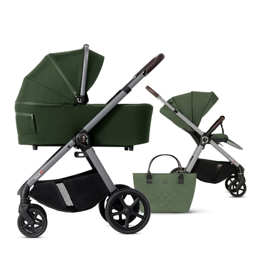 Коляска 2 в 1 Dada Flux Green