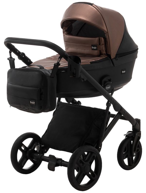 Коляска 2 в 1 Bair Kiwi кожа 100% BK-122 бронза Коляска 2 в 1 Bair Kiwi кожа 100% BK-122 бронза