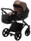Коляска 2 в 1 Bair Kiwi кожа 100% BK-122 бронза