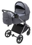 Коляска 2 в 1 Bair Pixel Chrome PC-02 graphite grey