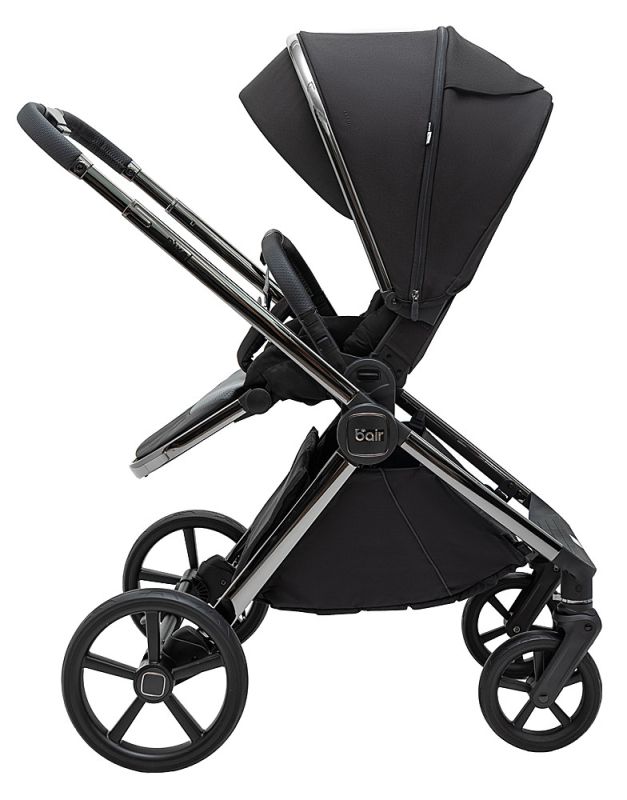 Коляска 2 в 1 Bair Pixel Chrome PC-01 black rock