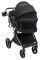 Коляска 2 в 1 Bair Pixel Chrome PC-01 black rock