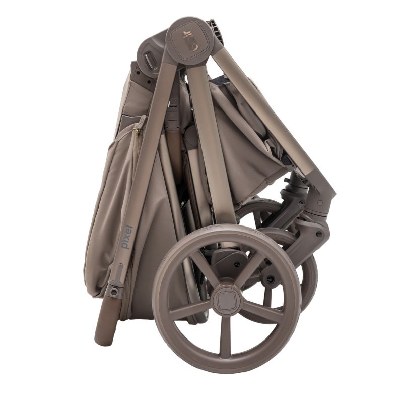 Коляска 2 в 1 Bair Pixel Truffle PT-01 cappuccino soft