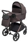 Коляска 2 в 1 Bair Pixel Chrome Eco PC-06 velvet chocolate