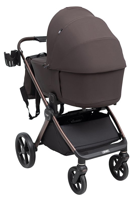 Коляска 2 в 1 Bair Pixel Chrome Eco PC-06 velvet chocolate