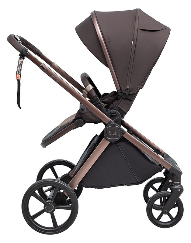 Коляска 2 в 1 Bair Pixel Chrome Eco PC-06 velvet chocolate