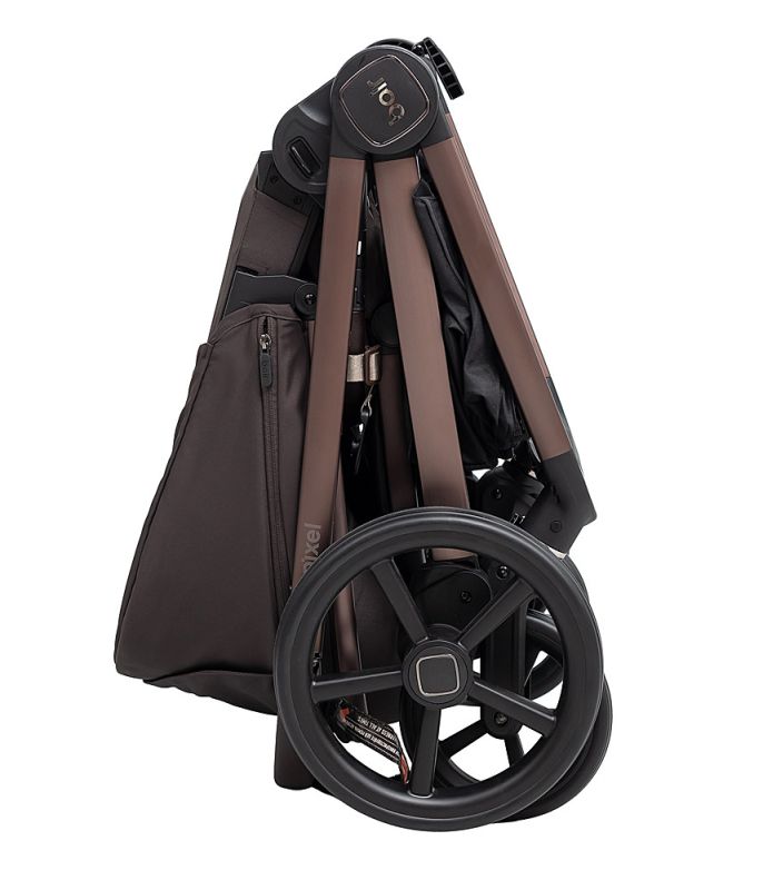 Коляска 2 в 1 Bair Pixel Chrome Eco PC-06 velvet chocolate