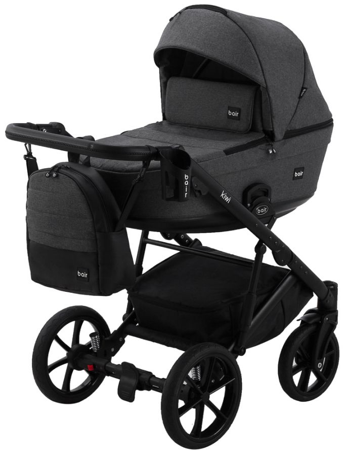 Коляска 2 в 1 Bair Kiwi Soft BKS-219 графіт