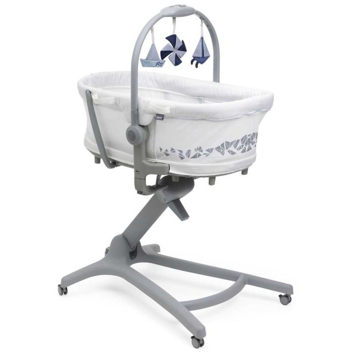 Кроватка-стульчик Chicco Baby Hug Pro 5 в 1 White Cream