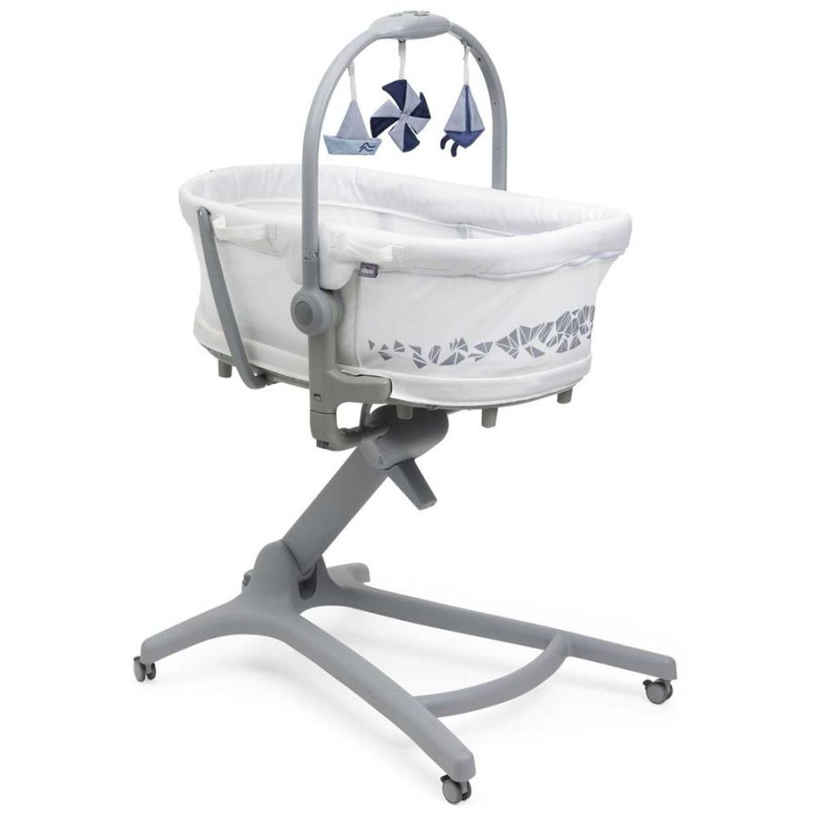 Ліжечко-стульчик Chicco Baby Hug Pro 5 в 1 White Cream