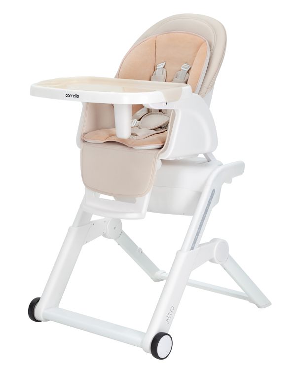 Стільчик для годування з функцією автоматичного заколисування CARRELLO Alto CRL-10307 Almond Beige