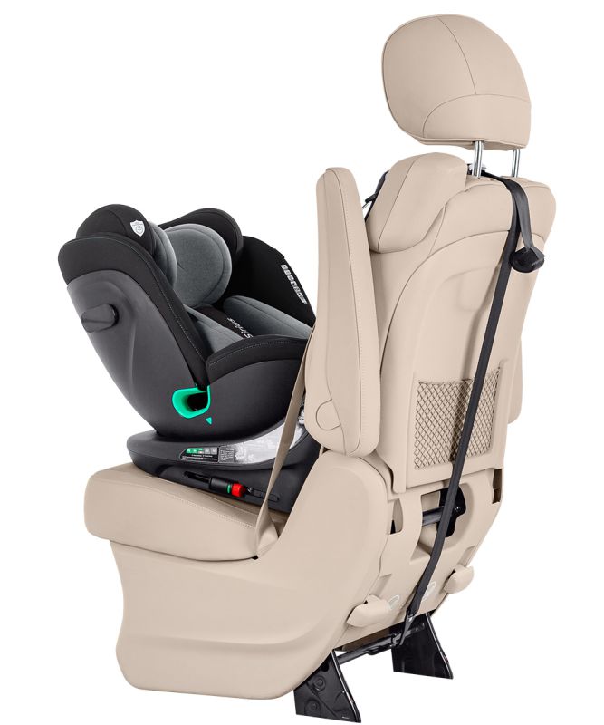 Автокресло CARRELLO Sirius CRL-8808 Absolute Black i-Size 40-150см ISOFIX, поворот