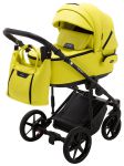 Коляска 2 в 1 Adamex Porto Light ECO кожа 100% SA-22 желтый