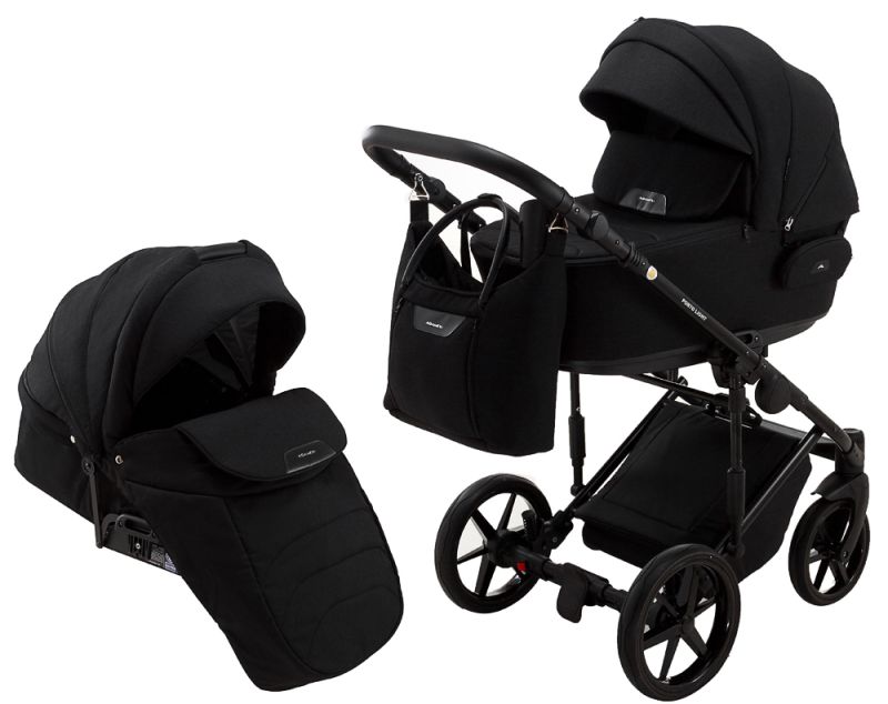 Коляска 2 в 1 Adamex Porto Light Tip TK-79 чорний