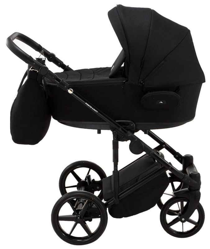 Коляска 2 в 1 Adamex Porto Light Tip TK-79 чорний