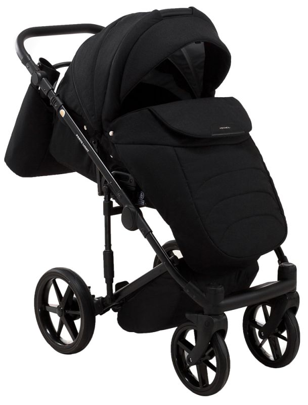 Коляска 2 в 1 Adamex Porto Light Tip TK-79 чорний