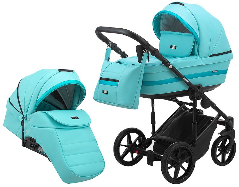 Коляска 2 в 1 Adamex Rimini ECO шкіра 100% RI-232