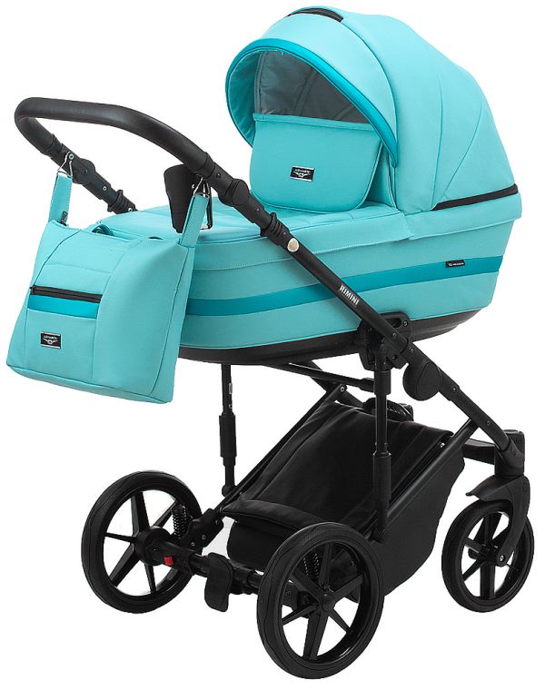 Коляска 2 в 1 Adamex Rimini ECO шкіра 100% RI-232