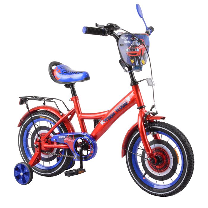 Велосипед TILLY Vroom 14" T-214212 red + blue /1/
