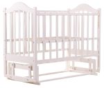 Ліжко Babyroom Діна D201 маятник біле